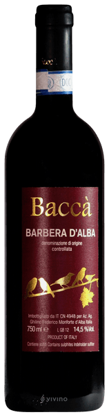 Ghilino Federico Bacc? Barbera d’Alba 2012