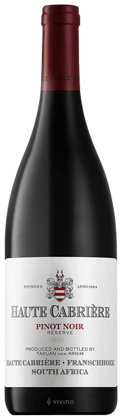 Haute Cabri?re Pinot Noir R?serve 2018