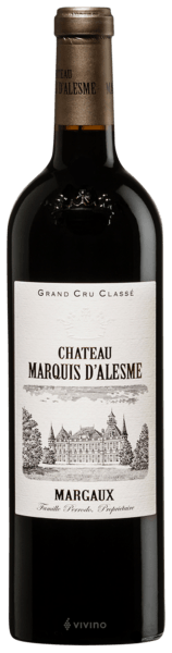 Ch?teau Marquis d'Alesme Margaux (Grand Cru Class?) 2018