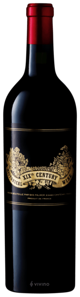 Chateau Palmer Historical XIXth Century Wine 2007