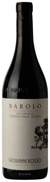 Giovanni Rosso Barolo del Comune di Serralunga d'Alba 2016