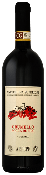ARPEPE Grumello Rocca de Piro Valtellina Superiore 2015