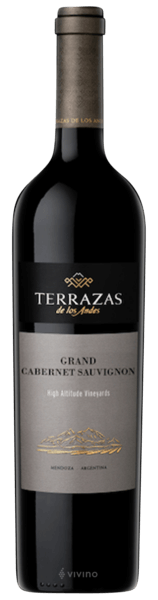 Terrazas de los Andes High Altitude Vineyards Grand Cabernet Sauvignon 2018