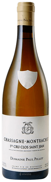 Paul Pillot Chassagne-Montrachet 1er Cru Clos Saint-Jean Blanc 2018