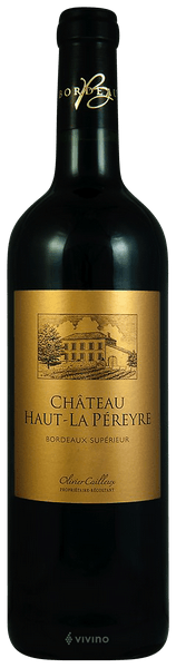 Olivier Cailleux Ch?teau Haut-La P?reyre Bordeaux Sup?rieur 2018