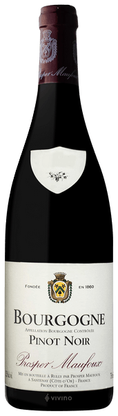Prosper Maufoux Bourgogne Rouge (Pinot Noir) 2017