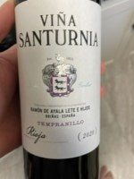 Ramon de Ayala Vi?a Santurnia Tempranillo 2020