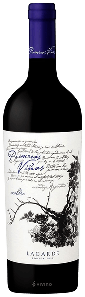 Lagarde Malbec Primeras Vi?as 2019