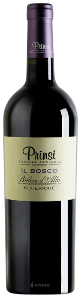 Prinsi Il Bosco Barbera d'Alba Superiore 2015