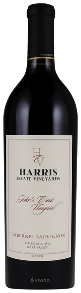 Harris Estate Vineyards Jake's Creek Vineyard Cabernet Sauvignon 2012