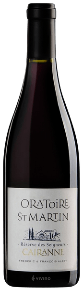 Domaine Oratoire Saint Martin R?serve des Seigneurs Cairanne Rouge 2019