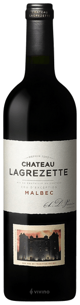 Ch?teau Lagr?zette Cru d'Exception Malbec 2011