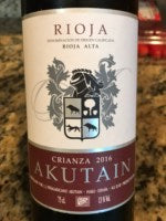 Bodega Akutain Crianza 2016