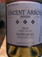 Vincent Arroyo Petite Sirah 2014