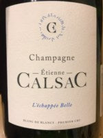 Etienne Calsac l'?chapp?e Belle Blanc de Blancs Champagne Premier Cru N.V.