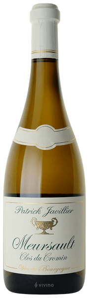 Patrick Javillier Clos du Cromin Meursault 2016