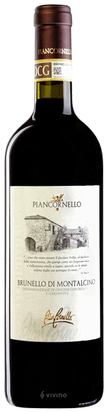 Piancornello Brunello di Montalcino 2013