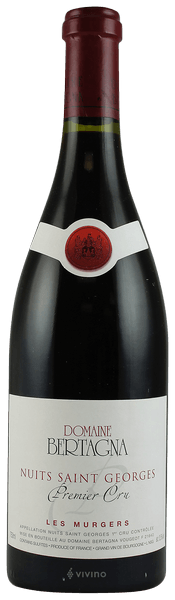 Domaine Bertagna Nuits-Saint-Georges Premier Cru 'Les Murgers' 2012