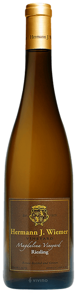 Hermann J. Wiemer Magdalena Vineyard Riesling 2019