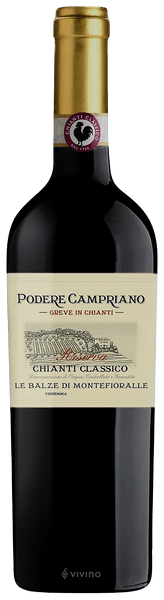 Podere Campriano Le Balze di Montefioralle Chianti Classico Riserva 2016