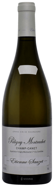 Etienne Sauzet Puligny-Montrachet 1er Cru 'Champ Canet' 2017