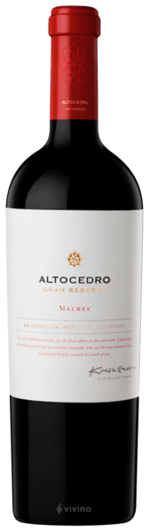 Altocedro Gran Reserve Malbec 2017