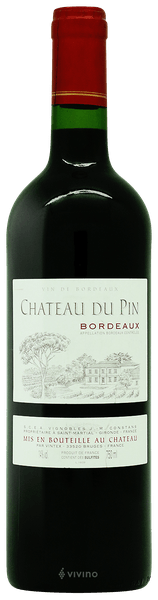 Ch?teau du Pin - Vignobles J.M Constans Bordeaux 2016