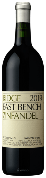 Ridge Vineyards East Bench Zinfandel 2019