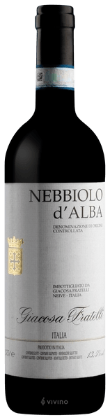 Giacosa Fratelli Nebbiolo d'Alba 2019