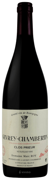 Domaine Marc Roy Clos Prieur Gevrey-Chambertin 2015