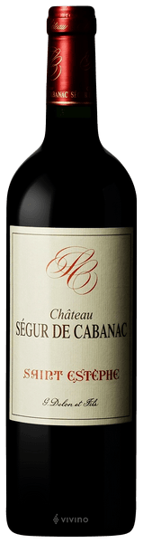 Ch?teau S?gur de Cabanac Saint-Est?phe 2018