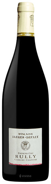 Domaine Jaeger-Defaix Clos du Chapitre Rully Premier Cru 2020