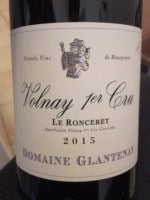 Domaine Glantenay Volnay 1er Cru 'Le Ronceret' 2012
