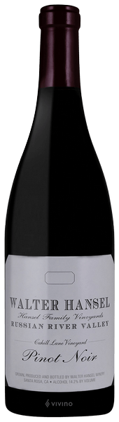 Walter Hansel Cahill Lane Vineyard Pinot Noir 2017
