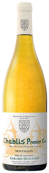 Gerard Duplessis Chablis Premier Cru 'Montmains' 2018
