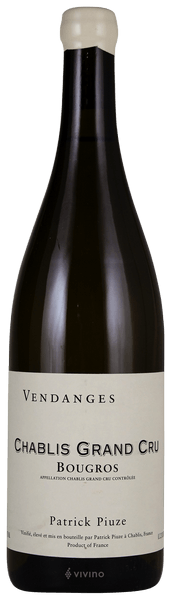 Patrick Piuze Bougros Chablis Grand Cru 2014