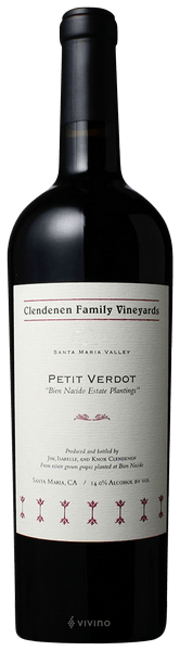 Clendenen Family Vineyards Bien Nacido Estate Plantings Petit Verdot 2013