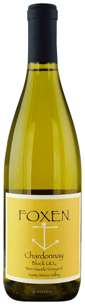 Foxen Block UU Bien Nacido Vineyard Chardonnay 2017