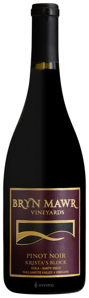 Bryn Mawr Vineyards Krista's Block Pinot Noir 2016
