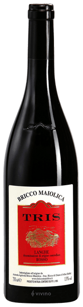 Bricco Maiolica Tris Langhe 2014