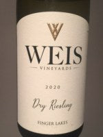 Weis Vineyards Dry Riesling 2020