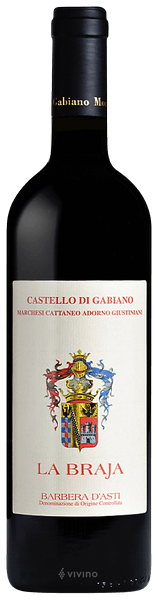 Castello di Gabiano La Braja Barbera d'Asti 2016