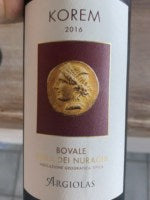 Argiolas Korem Bovale Isola dei Nuraghi 2016