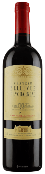 Ch?teau Bellevue Peycharneau Sainte-Foy Bordeaux 2019