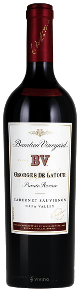 Beaulieu Vineyard (BV) Georges De Latour Private Reserve Cabernet Sauvignon 1998