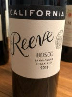 Reeve Bosco Sangiovese 2019