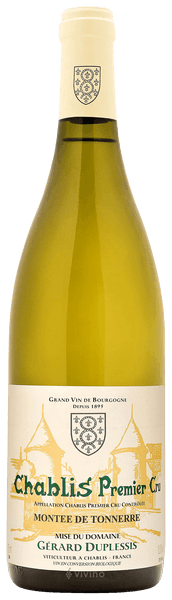 Gerard Duplessis Chablis Premier Cru 'Montee de Tonnerre' 2018
