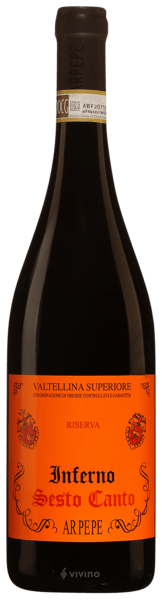 ARPEPE Inferno Sesto Canto Riserva Valtellina Superiore 2013