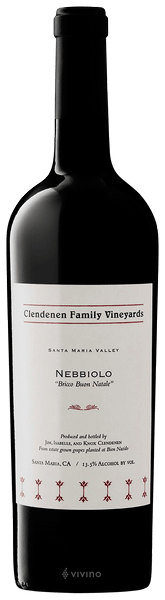 Clendenen Family Vineyards Bricco Buon Natale Nebbiolo 2016