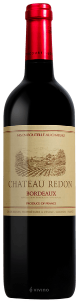 Ch?teau Redon Bordeaux Rouge 2018